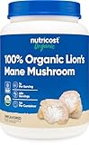 Nutricost Organic Lion's Mane Mushroom Powder 1LB - Certified USDA Organic