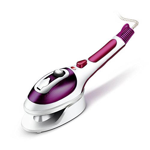 アイロン スチームアイロン ハンディアイロン ハンガーにかけたまま シワ伸ばし スチーム 3段階温度調節 2WAY 出張 旅行 携帯に便利