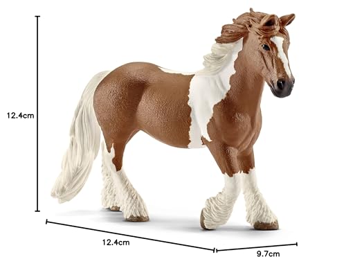 SCHLEICH Farm World | Tinker Stute 13773 Bauernhof Spielfigur | detailgetreue Tierfiguren | tolles Geschenk für Jungen und Mädchen | Bauernhof Spielzeug ab 3 Jahre | 14 x 5 x 11 cm