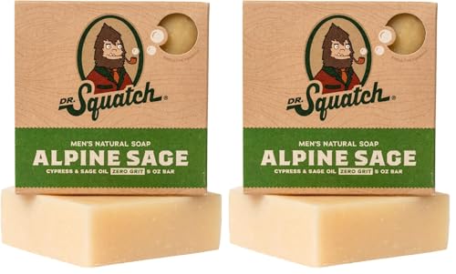 Dr. Squatch All Natural Bar Soap for Men with Zero Grit Spearmint Basil product thumbnail 5