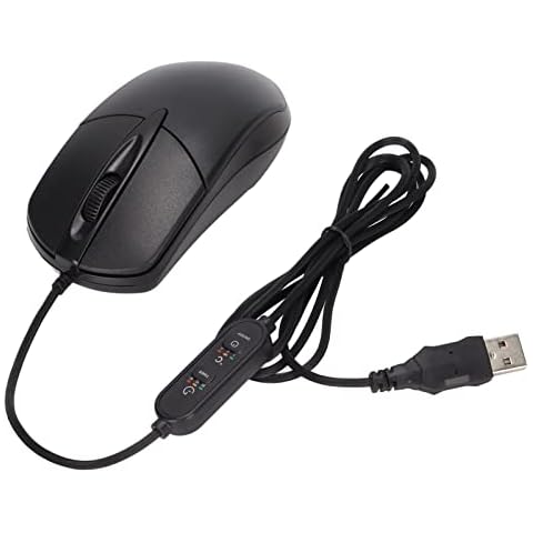 ASHATA Heated Mouse, Constant Temperature Adjustment Wired Heated Mouse Widely Compatible for PC for Laptops for Desktops Cover