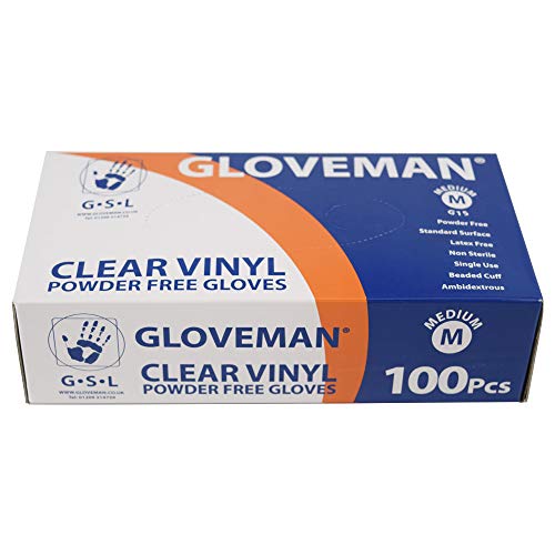 GLOVEMAN Clear Vinyl Gloves (Box of 100) (Extra Large) - Image 4