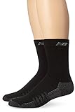 New Balance Unisex 2 Pack Crew with Coolmax Socks