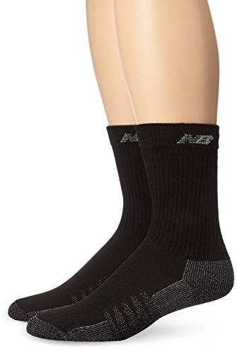New Balance Unisex 2 Pack Crew with Coolmax Socks