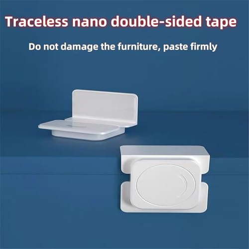 Image of SPY KIDS Right Angle Baby Safety Lock 2 Pack | No Drill Heavy Duty Adhesive | Childproof Drawer Cabinet Fridge Wardrobe Closet Door Latch | Toddler Proof Home Safety