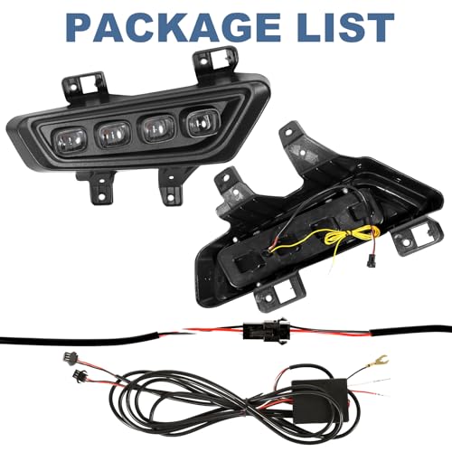 LED Fog Lights for Ford F150 Rapto r Accessories Front Bumper,DRL with Amber Turn Signals (Only for 2021-2024) by CFDSDE - Image 7