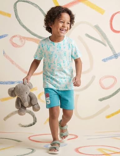 Image of Amazon Brand - Symbol Boy's Marble Regular Fit T-Shirt