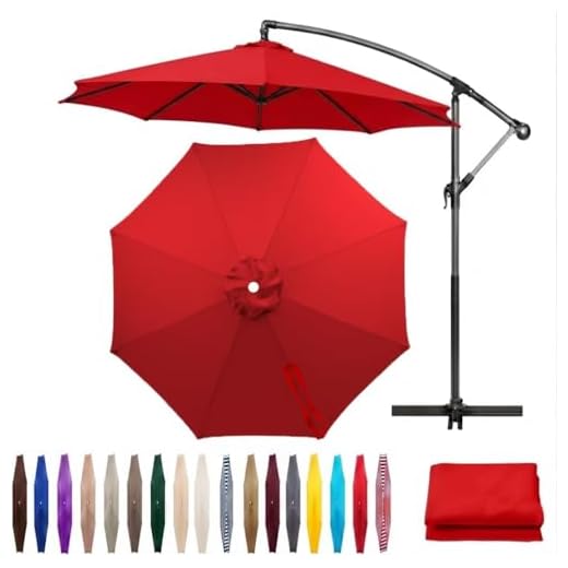12ft Patio Umbrella Replacement Canopy Cover