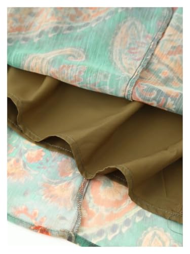Jupe longue bohème à taille élastique : le confort fluide anti-compression - 2