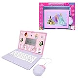clavier électronique avec micro disney princess CONTENU ÉDUCATIF RICHE - Couvre l'anglais et le français, les mathématiques, ChatFun, la dactylographie, la logique et la musique, offrant une large variété d'activités pour lire, compter, raisonner, taper et créer des séquences musicales.