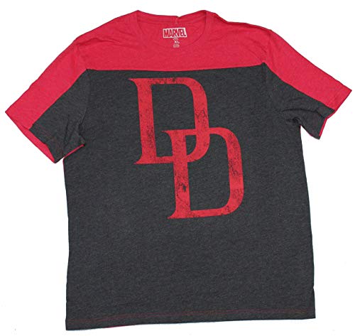 Hybrid Daredevil Logo Two-Tone Men's T-Shirt S