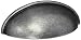 Amerock BP53019WI Wrought Iron 2-1/2" Hole Center Cup Cabinet Handle Pull from the Allison Value Hardware Collection - 25 Pack
