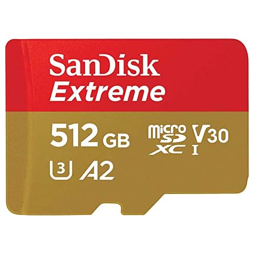 SanDisk Extreme SDSQXAV-512G-GH3MA MicroSD 512GB UHS-I U3 V30 Grava até 130MB/s Full HD e 4K SanDisk Extreme SDSQXAV-512G-GH3MA Novo pacote