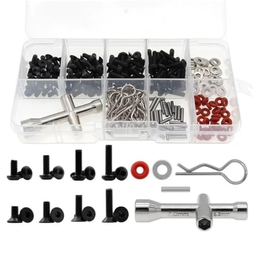 Coffret d'outils RC en métal robuste pour réparer les châssis Axial SCX10 et TRX4