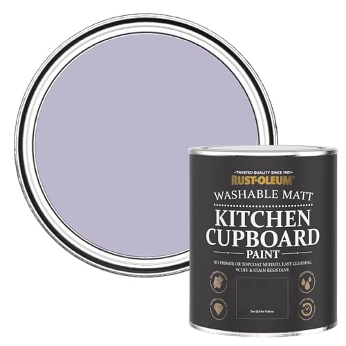 Rust-Oleum Purple Kitchen Cupboard Paint in Matt Finish - Wisteria 750ml