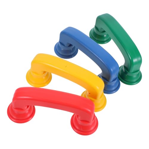 ERINGOGO Jouet Récepteur Téléphonique 4 Pièces avec Rétroaction Auditive pour Enfants - Téléphone De Lecture Éducatif pour Développer La Prononciation Et La Concentration
