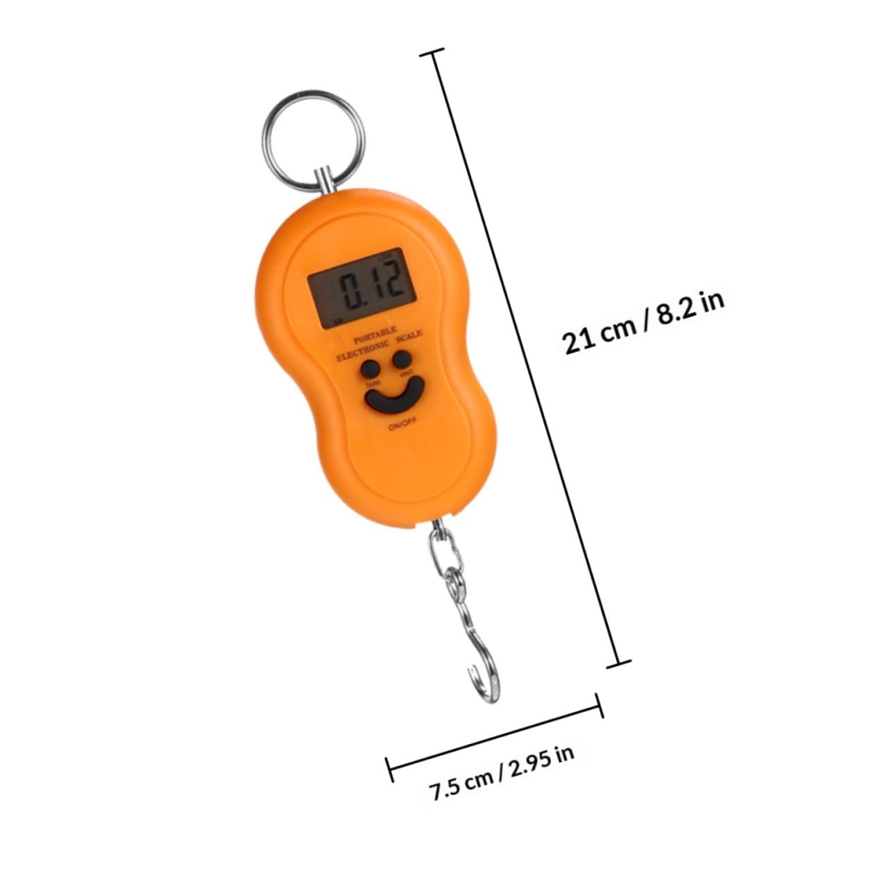 Portable Electronic Hook Scale Digital Kitchen Fishing Weight Gram Ounces Household Handheld Pocket Scale with Hook for Food and Outdoor Use