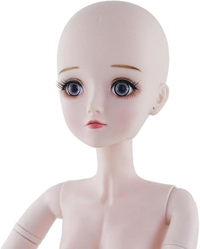 Miniatura 3 de Cabeza de muñeca de 23.6 in 1/3 con ojos 4D completos