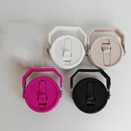 Repuesto para mango de botella ABS con tapa de popote desmontable universal de 30 oz 6