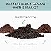 THE COCOA TRADER – Black Cocoa Powder for Baking 1Lb – Darkest Dutch Processed, Alkalized, Unsweetened Chocolate Flavor | Natural Food Coloring Substitute | Vegan, Gluten- & Sugar-Free, Keto Friendly
