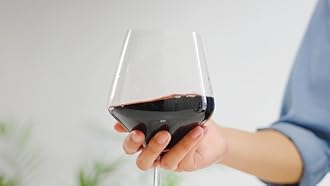 Spiegelau Style Red Wine Glasses Set of 4 – Elegant Stemmed Crystal Wine Glassware for Cabernet, Merlot & Pinot Noir – Lead-Free Crystal Glass Set for Home & Entertaining