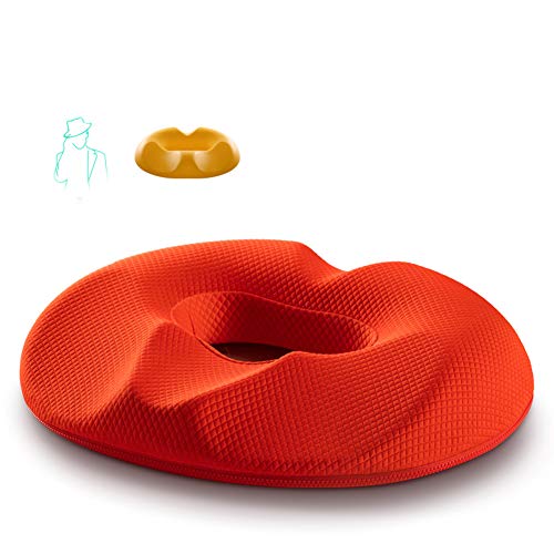 ALIPC Espuma De La Memoria Ortopédica Cojín del Asiento,Lavable con Cremallera Cojín De La Silla...