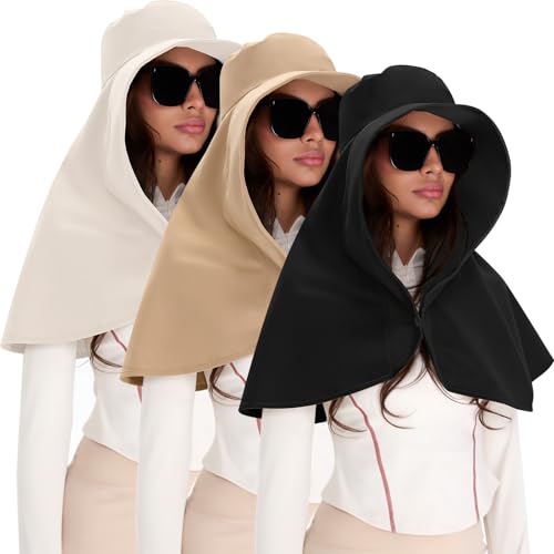 Shyyween 3 Pack Sombreros de Ala Ancha para Mujer