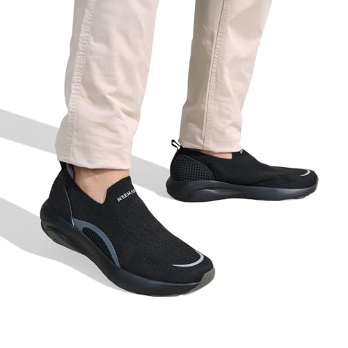 Image of Neeman's Begin Walk Ease Unisex Slip-On Shoes | Lightweight Breathable Knit Sneakers with Cushioned EVA Sole with Natural Rubber | Comfortable Walking, Travel & Everyday Casual Footwear