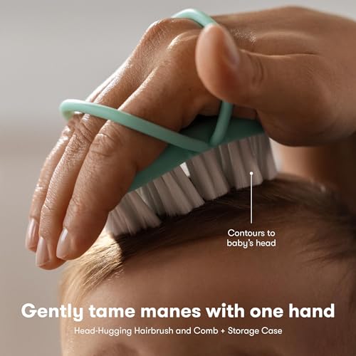 image for Frida Baby Grooming Kit | Baby Essentials Gift Set Includes Finger Bru