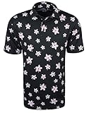 Snake Eyes Golf Azaleas Polo Shirt Black XXL