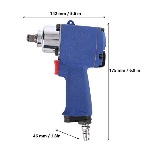 Chave de soquete pneumática industrial chave de impacto profissional para parafusos de fixação