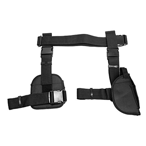 Vivoi 3 Pc Drop Leg Gun Holster W/ 3 Magazine Pouches Pistol Pouch Tactical/Airsoft #TOP2