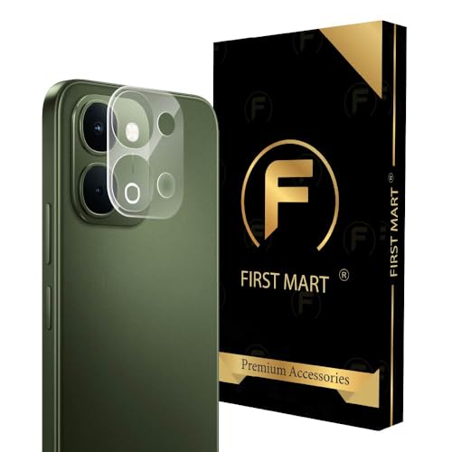 Image of FIRST MART Camera Lens for Vivo T5X | 9H Tempered Glass, Anti-Scratch, Case-Friendly, HD Clarity, Bubble-Free | Crystal Clear