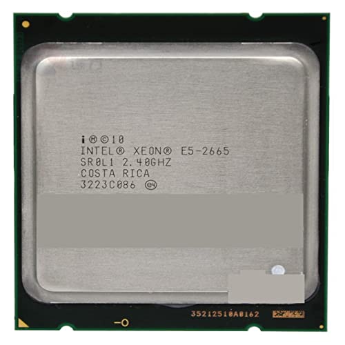CPU Xeon E5-2665 E5 2665 E5 2665 (20M �L���b�V���A2.40GHz�A8.00 GT/S I QPI) SROL1 C2 LGA2011 CPU Gratis Pengiriman