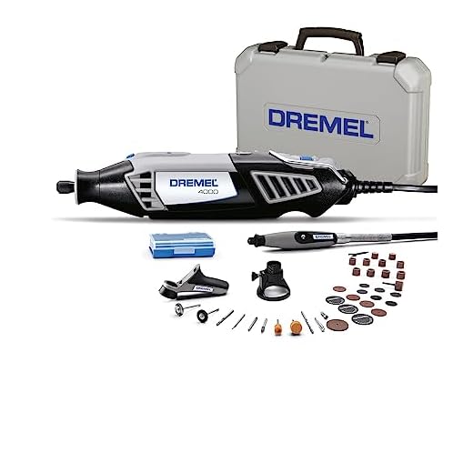 Dremel 4000 Microrretífica com 3 Acoplamentos, 36 Acessórios e Maleta 220V