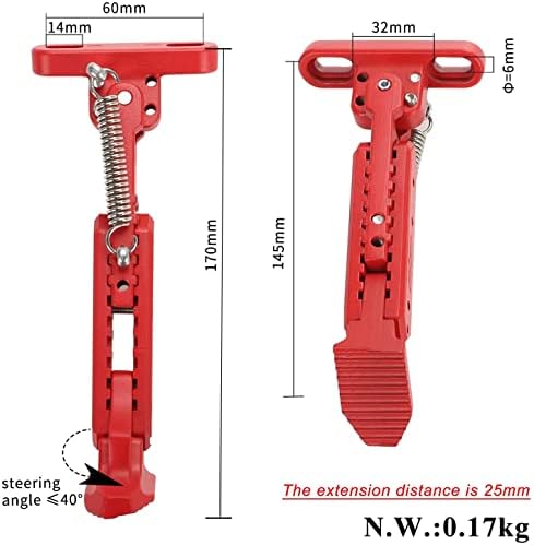 VOLOHAS Flycoo2 Scooter Kickstand CNC Aluminum Alloy Height Adjustable Parking Stand for Xiaomi M365 1S PRO PRO 2 Essential Lite Electric Scooter