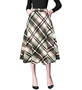 IDEALSANXUN Women's High Waist Gothic Lace-Up Pleated Mini Skirts