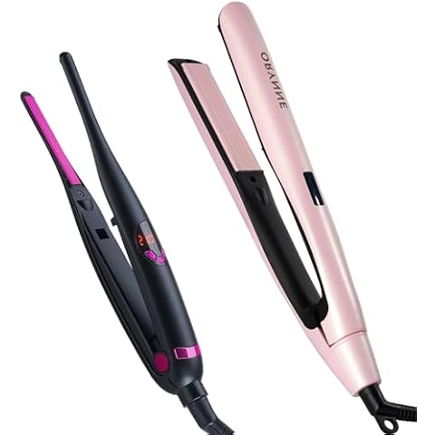 ORYNNE Pencil Flat Iron & 1 Inch Flat Iron Hair Straightener Cover