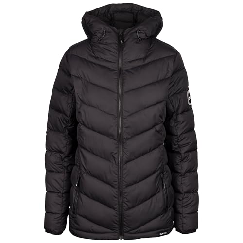Image of DLX Womens hooded Padded Eco Jacket Zip Pockets Tonya