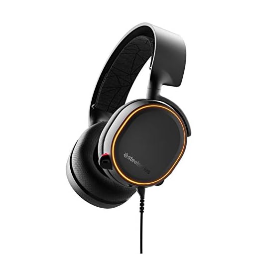 SteelSeries Arctis 5 (2019 Edition) RGB Illuminated Gaming Headset with DTS Headphone:X v2.0 Surround for PC and PlayStation 4 - Black