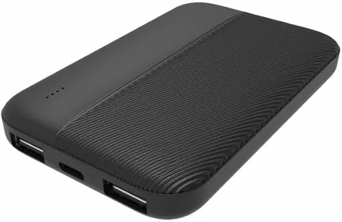 Power Bank 5000mAh Black with 4LED Indicator