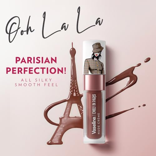 Image of Vaseline Emily in Paris Nude Creme Lip Oil | Intense Gloss | 24H Moisturisation | 4 g