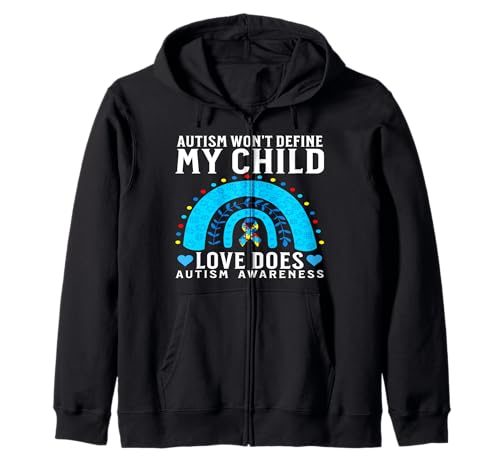 Autism Mom Dad Family Autism Awareness Support Gifts Parents Sweat à Capuche