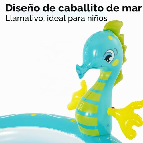 Miniatura 4 de Bestway Bw53114-Aspersor Niños Piscina Infantil Para Caballitos De Mar, Color Surtido, Grande 6942138982275