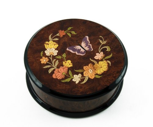 30 Note Gorgeous Handcrafted Round Butterfly and Floral Music Jewelry