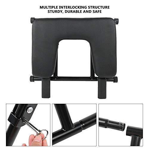 Brrnoo Yoga hoofdstand kruk, inklapbare inversiestoel multifunctionele fitness yoga hoofdstand stoel inversiebanken voor thuis fitness hoofdstandtraine - Image 3