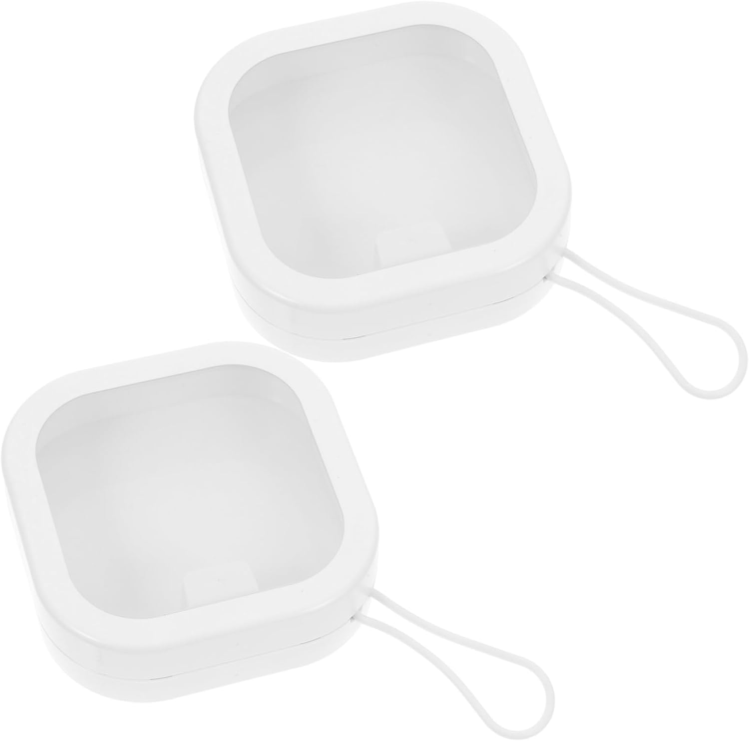 5sets Hair Bow Organizer Box Hair Tie Storage Portable Compact Organizer for Travel 2pcs*5