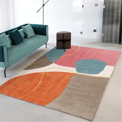 Tapis de chambre style moderne 70x140cm rectangulaire fin - 2