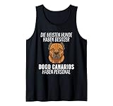 Dieses witzige Dogo Canario Halter Outfit mit lustigen Spruch Dogo Canarios haben Personal ist das perfekte Geschenk für jeden Hundebesitzer, Hundeliebhaber und für Herrchen und Frauchen die Dogo Canario Welpen lieben.