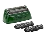 Supreme Trimmer Replacement Foil & Cutter SB63 | Hypoallergenic Foil for Crunch STF602 | Green